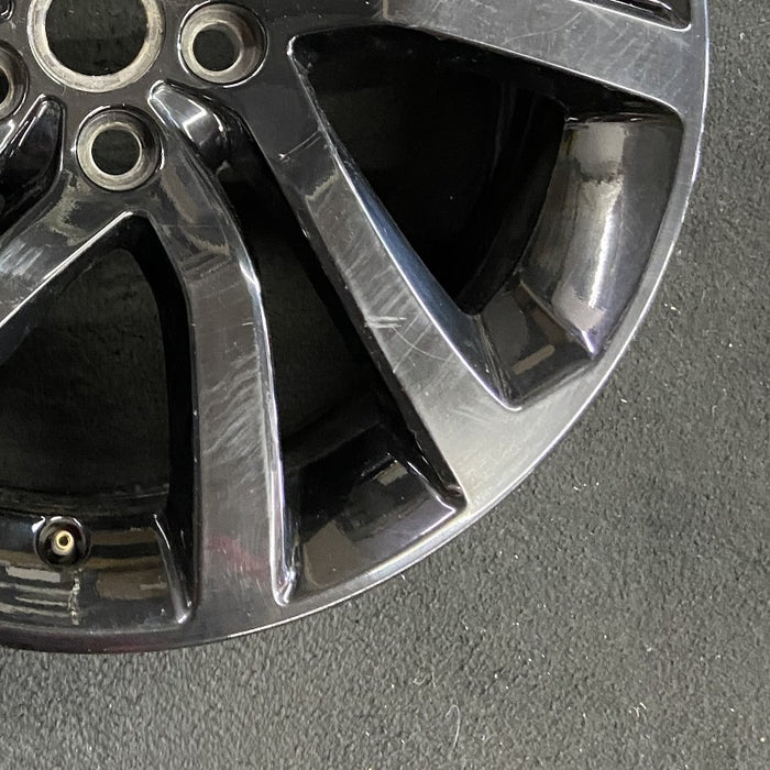 20" DISCOVERY 17-20 20x8.5 alloy 5 spoke slanted V black Original OEM Wheel Rim