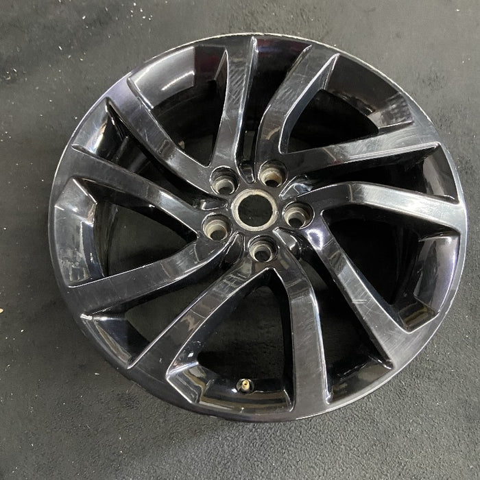 20" DISCOVERY 17-20 20x8.5 alloy 5 spoke slanted V black Original OEM Wheel Rim