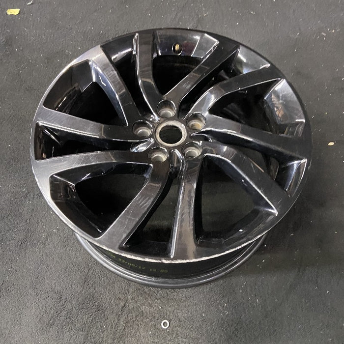 20" DISCOVERY 17-20 20x8.5 alloy 5 spoke slanted V black Original OEM Wheel Rim