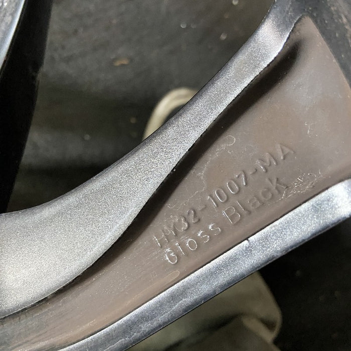 20" DISCOVERY 17-20 20x8.5 alloy 5 spoke slanted V black Original OEM Wheel Rim