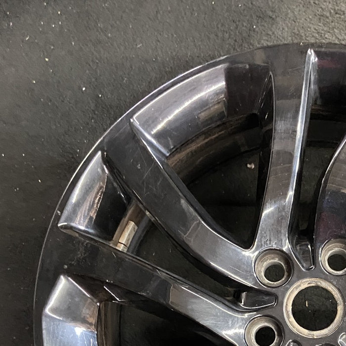 20" DISCOVERY 17-20 20x8.5 alloy 5 spoke slanted V black Original OEM Wheel Rim