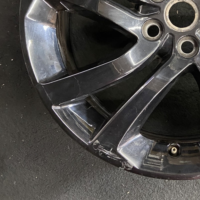 20" DISCOVERY 17-20 20x8.5 alloy 5 spoke slanted V black Original OEM Wheel Rim