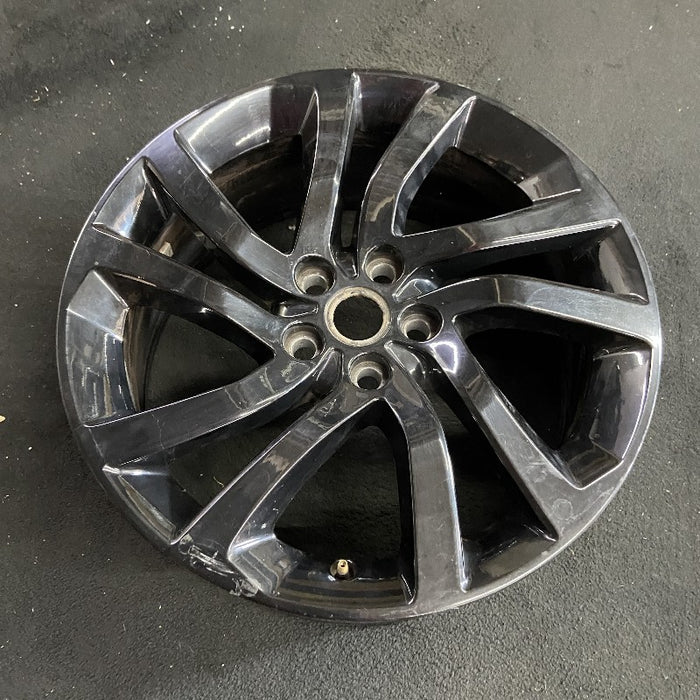 20" DISCOVERY 17-20 20x8.5 alloy 5 spoke slanted V black Original OEM Wheel Rim