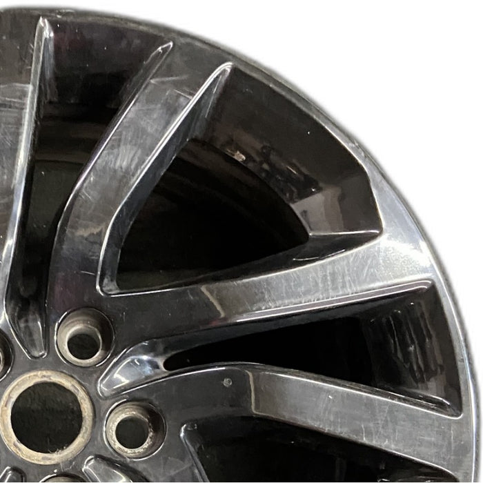 20" DISCOVERY 17-20 20x8.5 alloy 5 spoke slanted V black Original OEM Wheel Rim