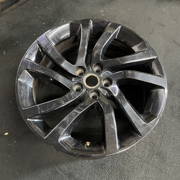 20" DISCOVERY 17-20 20x8.5 alloy 5 spoke slanted V black Original OEM Wheel Rim