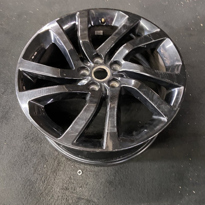 20" DISCOVERY 17-20 20x8.5 alloy 5 spoke slanted V black Original OEM Wheel Rim