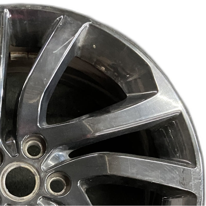 20" DISCOVERY 17-20 20x8.5 alloy 5 spoke slanted V black Original OEM Wheel Rim