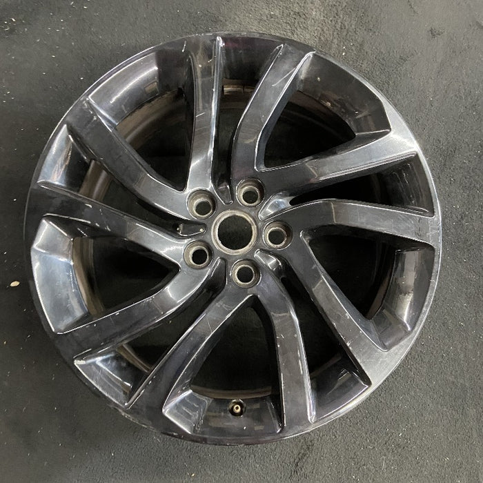 20" DISCOVERY 17-20 20x8.5 alloy 5 spoke slanted V black Original OEM Wheel Rim