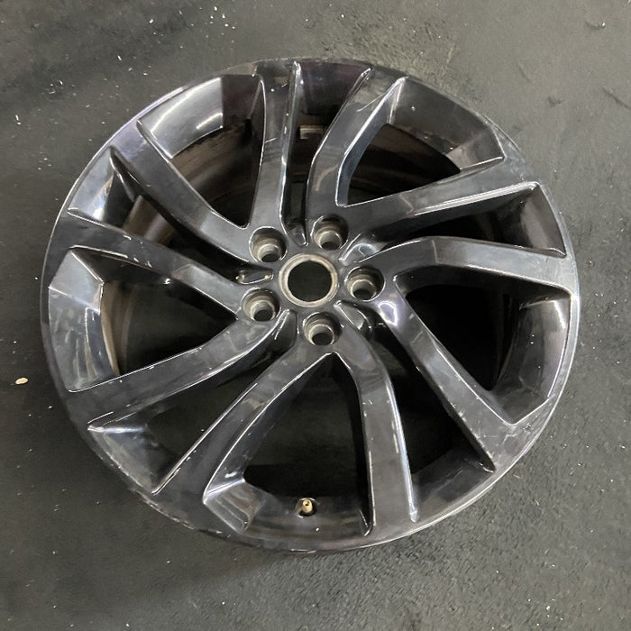 20" DISCOVERY 17-20 20x8.5 alloy 5 spoke slanted V black Original OEM Wheel Rim