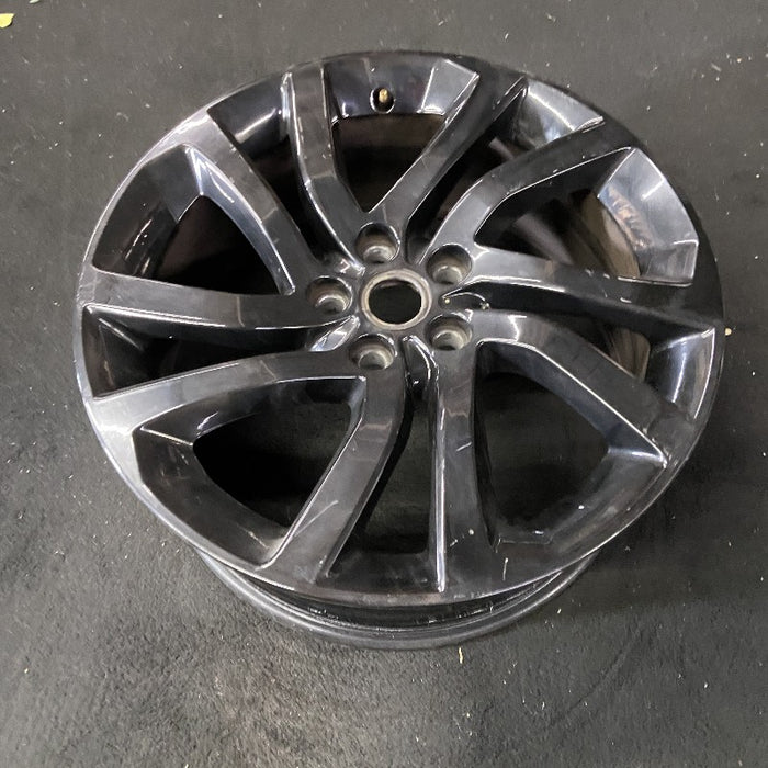 20" DISCOVERY 17-20 20x8.5 alloy 5 spoke slanted V black Original OEM Wheel Rim