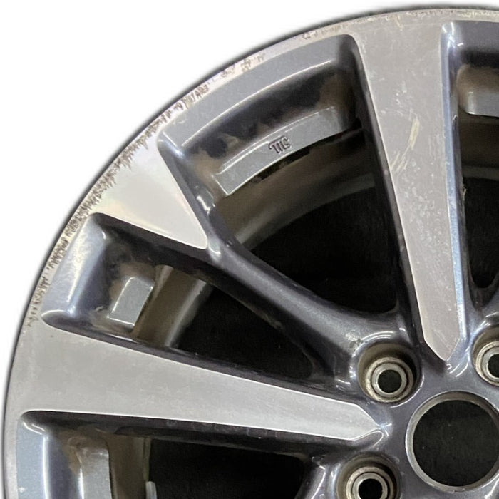 18" ALTIMA 16 18x7.5 alloy 10 spoke black silver SR Original OEM Wheel Rim