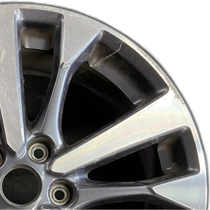 18" ALTIMA 16 18x7.5 alloy 10 spoke black silver SR Original OEM Wheel Rim