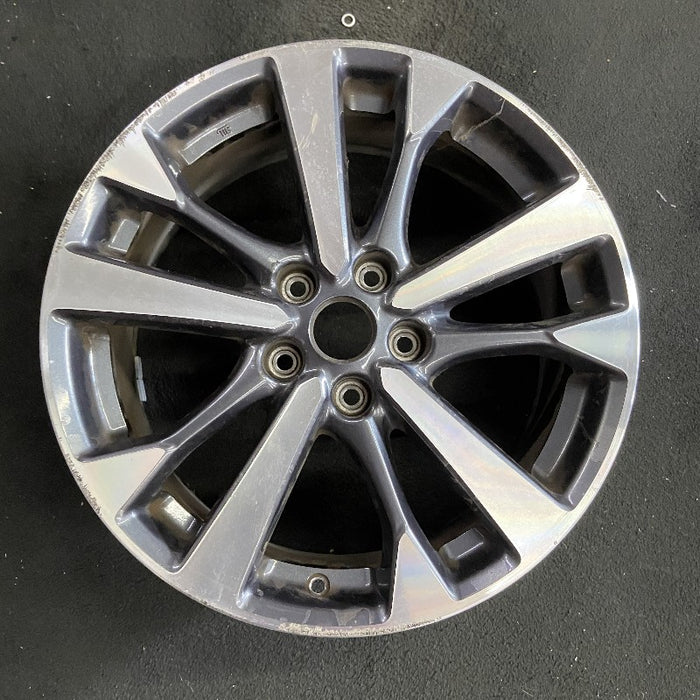 18" ALTIMA 16 18x7.5 alloy 10 spoke black silver SR Original OEM Wheel Rim