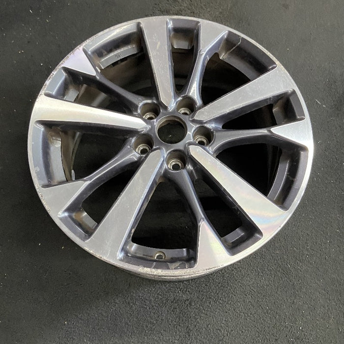 18" ALTIMA 16 18x7.5 alloy 10 spoke black silver SR Original OEM Wheel Rim