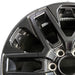 20" SEQUOIA 23-24 20x8 open spoke 6 spoke matte black Original OEM Wheel Rim - Angle View