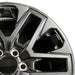20" SEQUOIA 23-24 20x8 open spoke 6 spoke matte black Original OEM Wheel Rim - Side Profile