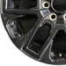 20" SEQUOIA 23-24 20x8 open spoke 6 spoke matte black Original OEM Wheel Rim - Back View