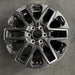 20" SEQUOIA 23-24 20x8 open spoke 6 spoke matte black Original OEM Wheel Rim - Additional View