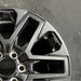 20" SEQUOIA 23-24 20x8 open spoke 6 spoke matte black Original OEM Wheel Rim - Close-Up Detail