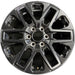 20" SEQUOIA 23-24 20x8 open spoke 6 spoke matte black Original OEM Wheel Rim - Front View