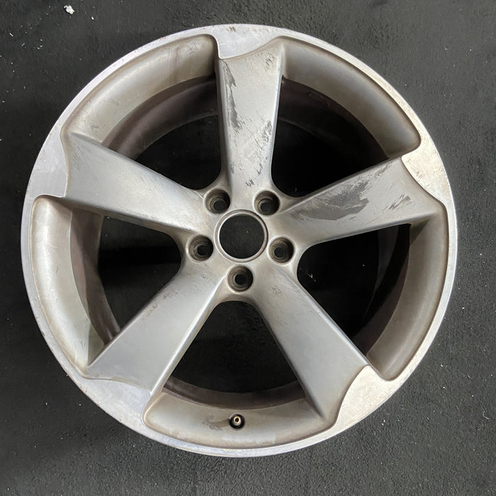 19" AUDI S5 13-14 19x9 , 5 spoke, solid spoke Original OEM Wheel Rim - Angle View