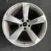 19" AUDI S5 13-14 19x9 , 5 spoke, solid spoke Original OEM Wheel Rim - Angle View