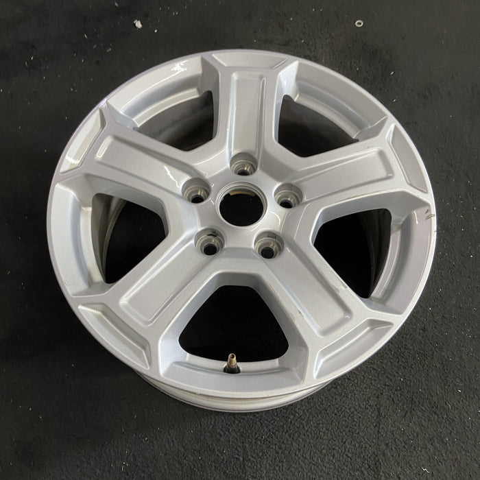 17" WRANGLER 18 VIN X , 17x7.5, , aluminum, straight spoke, w/recessed outer spoke Original OEM Wheel Rim