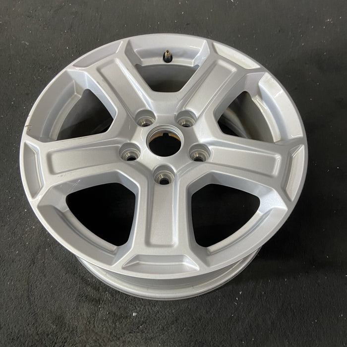 17" WRANGLER 18 VIN X , 17x7.5, , aluminum, straight spoke, w/recessed outer spoke Original OEM Wheel Rim