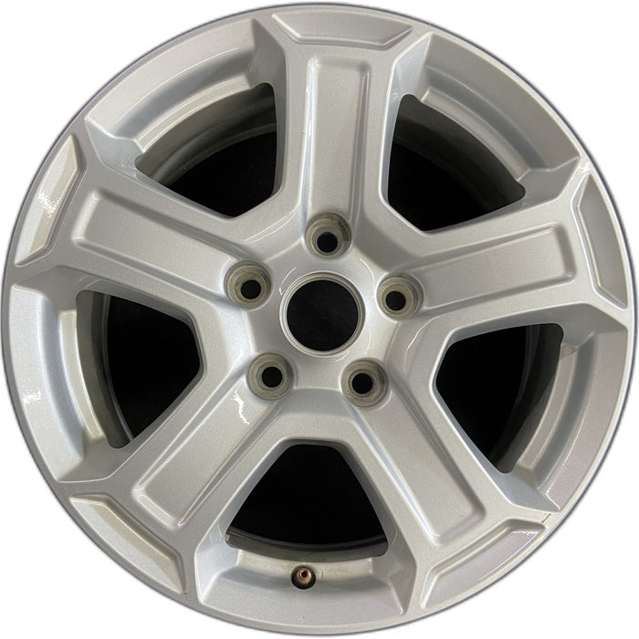 17" WRANGLER 18 VIN X , 17x7.5, , aluminum, straight spoke, w/recessed outer spoke Original OEM Wheel Rim