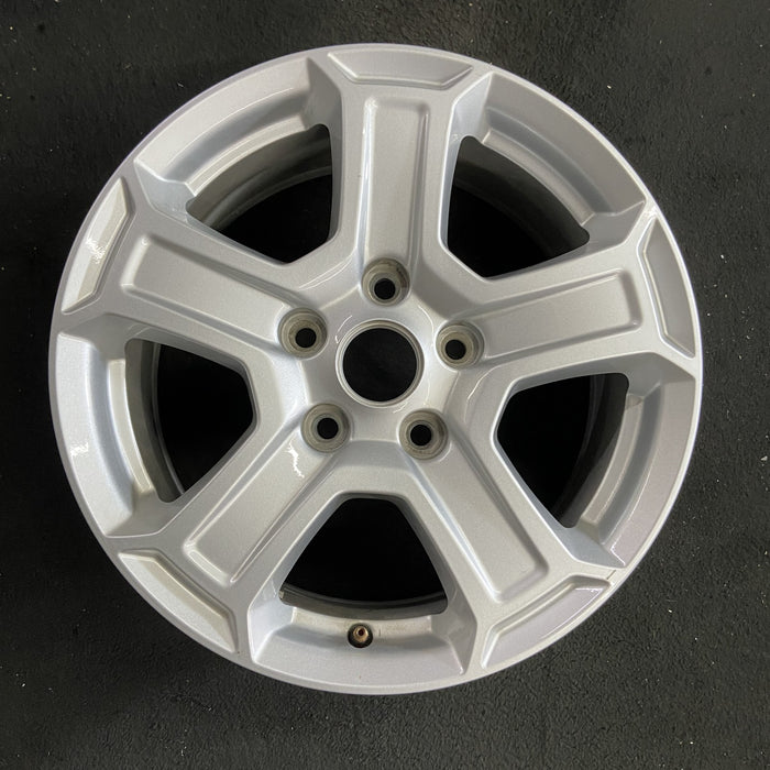 17" WRANGLER 18 VIN X , 17x7.5, , aluminum, straight spoke, w/recessed outer spoke Original OEM Wheel Rim