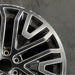 22" SIERRA 1500 PICKUP 19 22x9 6 spoke black with machined accents opt SEV - Close-Up Detail