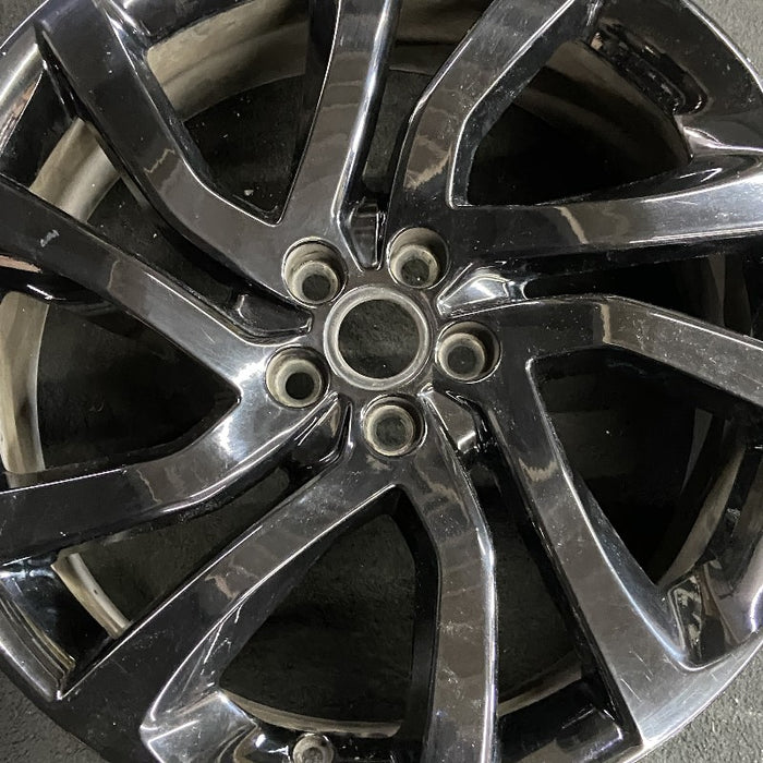 20" DISCOVERY 17-20 20x8.5 alloy 5 spoke slanted V black Original OEM Wheel Rim