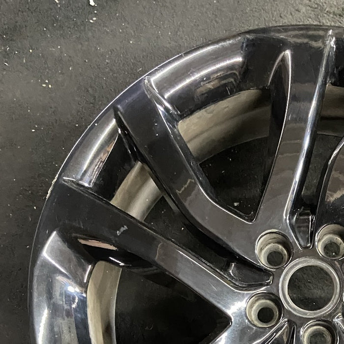 20" DISCOVERY 17-20 20x8.5 alloy 5 spoke slanted V black Original OEM Wheel Rim