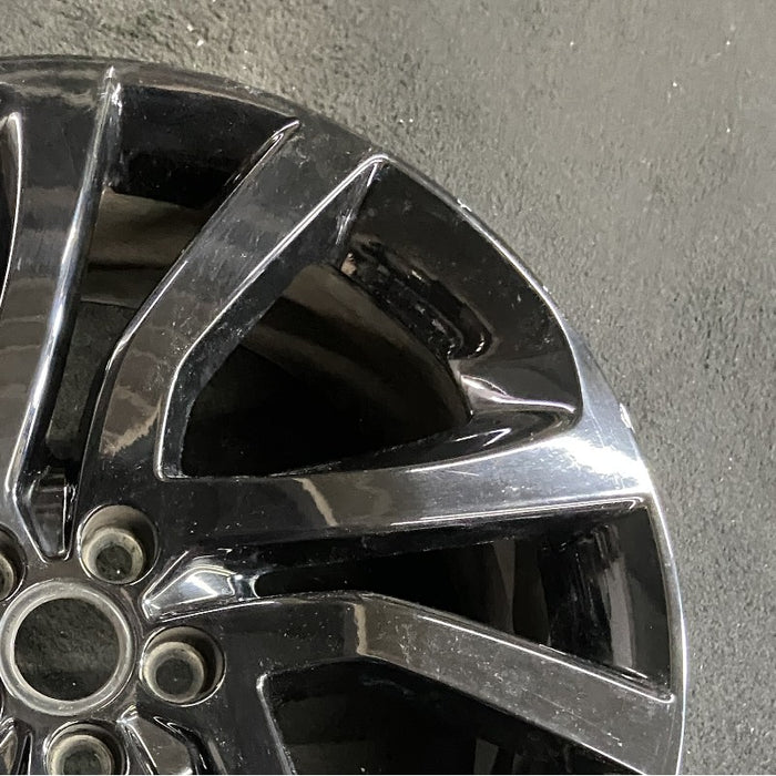 20" DISCOVERY 17-20 20x8.5 alloy 5 spoke slanted V black Original OEM Wheel Rim