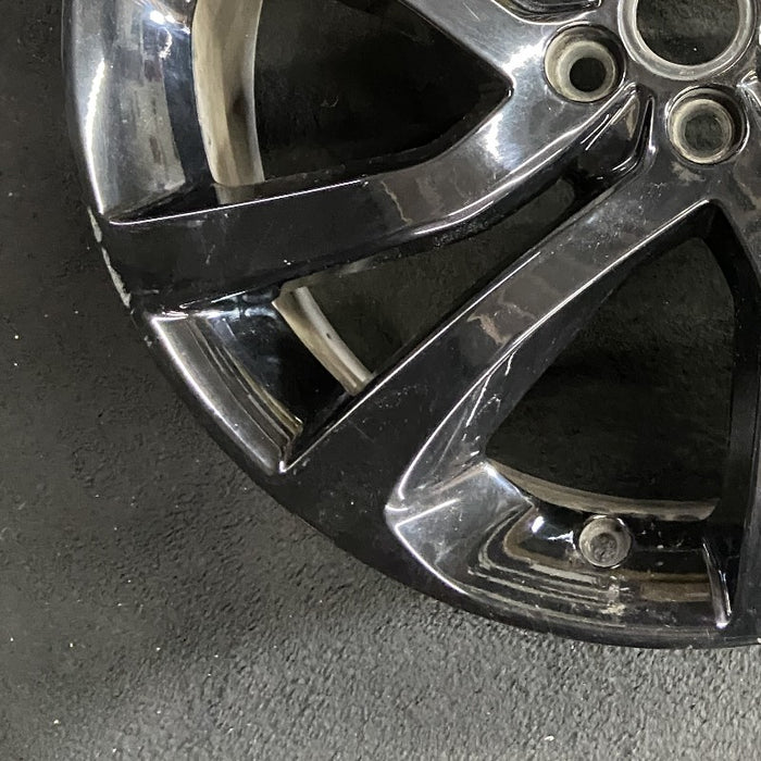 20" DISCOVERY 17-20 20x8.5 alloy 5 spoke slanted V black Original OEM Wheel Rim