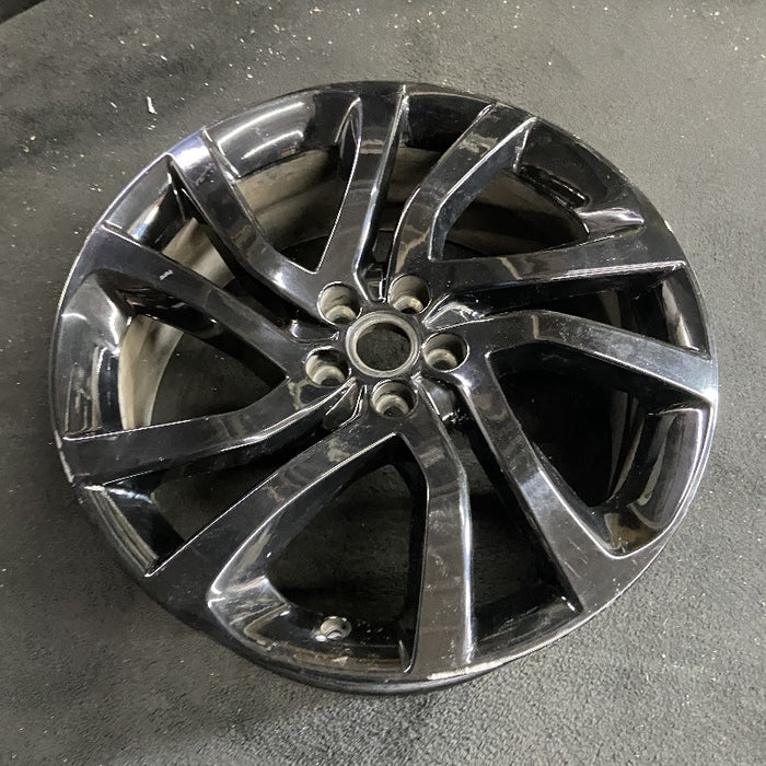 20" DISCOVERY 17-20 20x8.5 alloy 5 spoke slanted V black Original OEM Wheel Rim