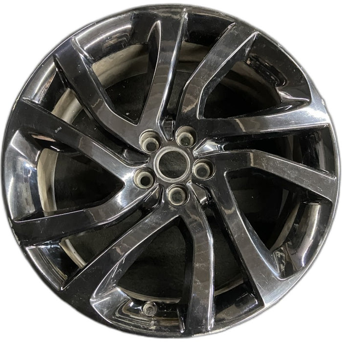 20" DISCOVERY 17-20 20x8.5 alloy 5 spoke slanted V black Original OEM Wheel Rim
