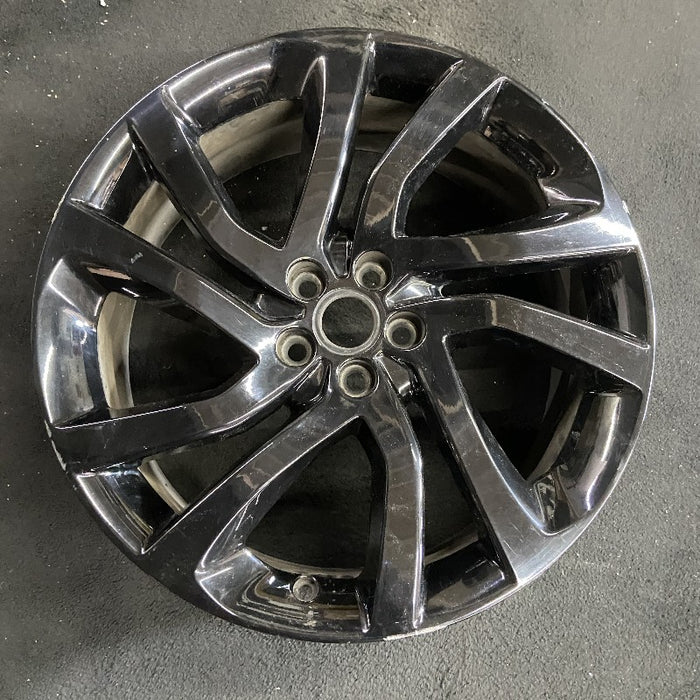 20" DISCOVERY 17-20 20x8.5 alloy 5 spoke slanted V black Original OEM Wheel Rim