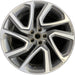 22" DISCOVERY 17-18 22x9.5 , , machined face, gray accents Original OEM Wheel - Front View