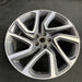 22" DISCOVERY 17-18 22x9.5 , , machined face, gray accents Original OEM Wheel - Side Profile