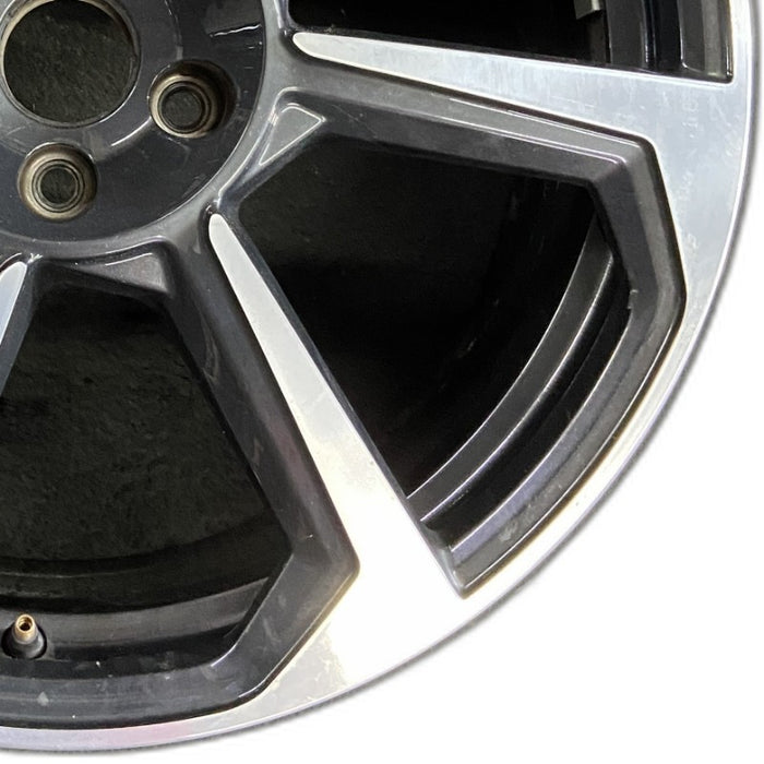 20" AUDI TT 18 20x9 alloy 7 spoke w/ inlay Original OEM Wheel Rim