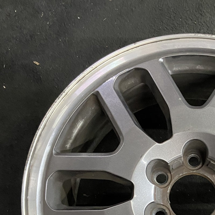 20" FORD F150 PICKUP 08 20x8.5 12 spoke dark center Original OEM Wheel Rim - Side Profile