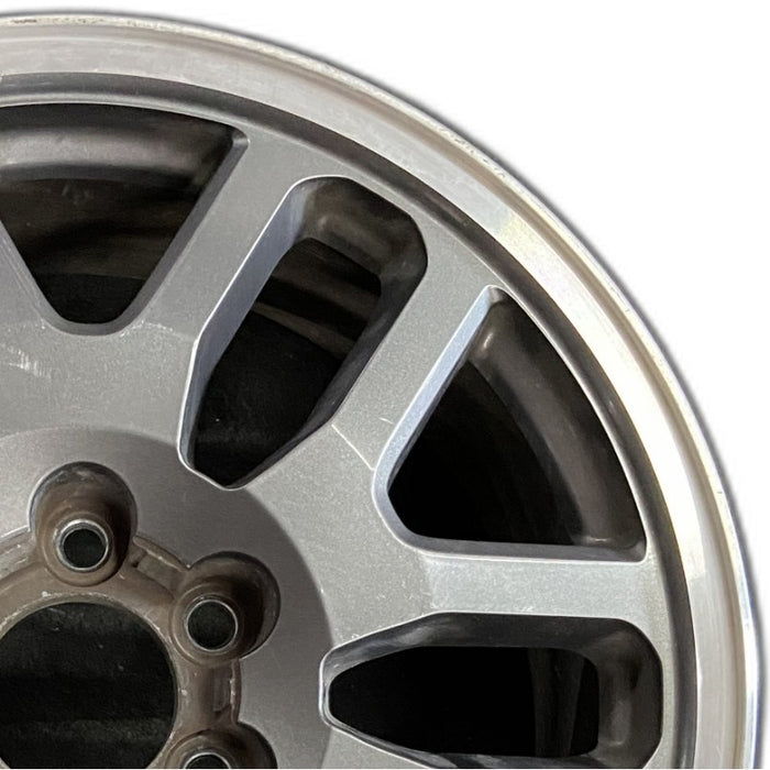 20" FORD F150 PICKUP 08 20x8.5 12 spoke dark center Original OEM Wheel Rim - Side Profile