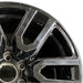 20" SIERRA 1500 PICKUP 19 20x9 12 spoke opt RD3 Original OEM Wheel Rim - Side Profile