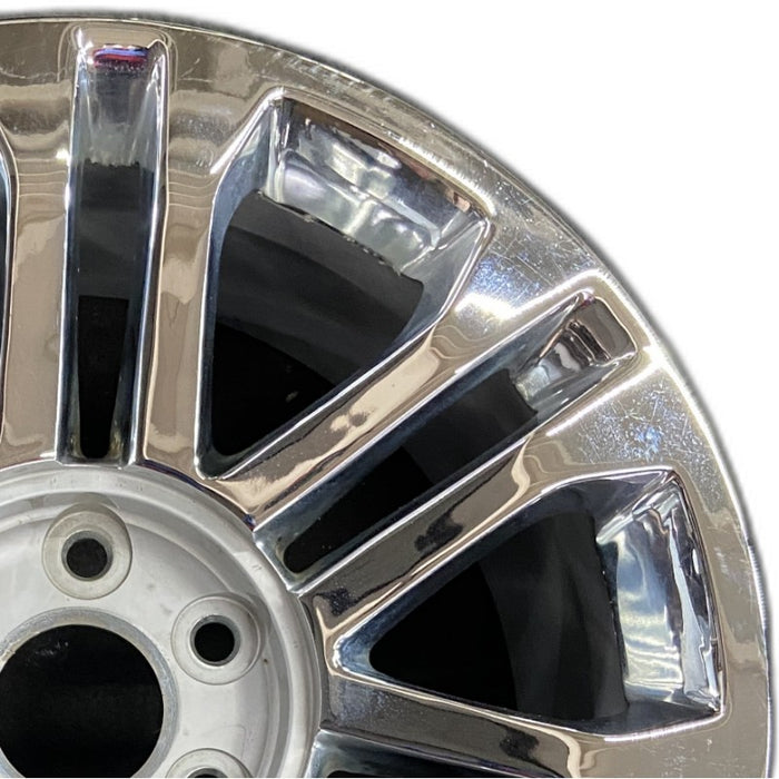 20" ESCALADE 15-20 20x9 7 double spoke opt NZD Original OEM Wheel Rim - Side Profile