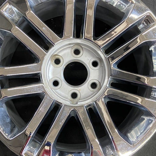 20" ESCALADE 15-20 20x9 7 double spoke opt NZD Original OEM Wheel Rim - Angle View