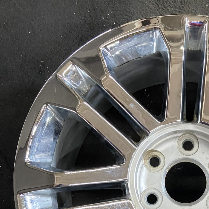 20" ESCALADE 15-20 20x9 7 double spoke opt NZD Original OEM Wheel Rim - Side Profile