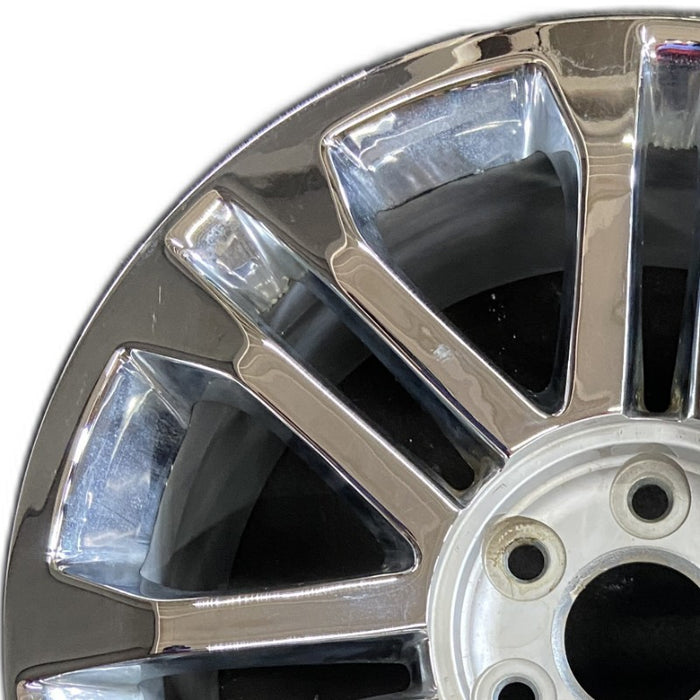 20" ESCALADE 15-20 20x9 7 double spoke opt NZD Original OEM Wheel Rim - Angle View