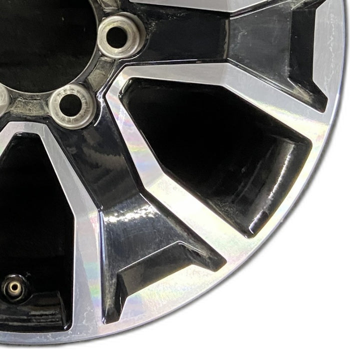 17" TACOMA 20-23 17x7.5 alloy 6 spoke machined black Original OEM Wheel Rim