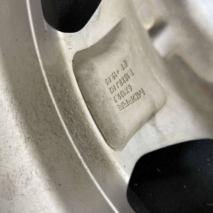 18" DODGE 1500 PICKUP 19 6 lug 18x8 aluminum 5 spoke opt WBB Original OEM Wheel Rim